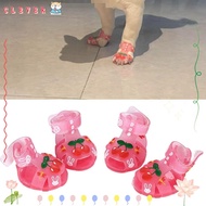 CLEVER Pet Jelly Shoes, Silicone Multi-Size Pet Shoes, Creative Breathable Cool Cat Dog Shoes Pet