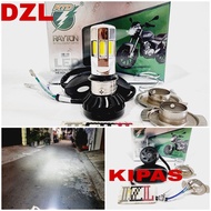 RTD LED HEADLIGHT 35 WATT M 02E 6 SIDES HEADLAMP H6 H4 HS1 3500LM 6500K