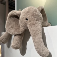 [Promosi Panas] Bantal Plush Gajah Comel, Anak Patung Gajah Berbaring, Mainan Berisi, Hadiah Anak Pa