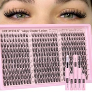 Eyelash Cluster Kit Light Eyelash Cluster Eyelash Natural DIY Eyelash Hair Extension Kit 10-16mm Clu