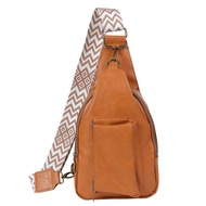 Sling Bag for Women Chest Bag Small Crossbody Bag Leather Satchel Daypack Shoulder Backpack for Trav