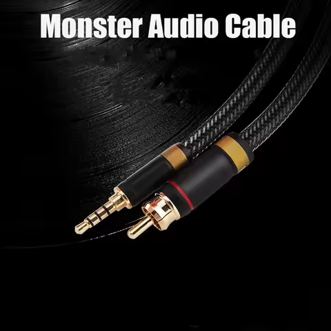 3.5mm to RCA Monster Digital Coaxial Audio Cable for MOJO Fiio X7 X3K X5K Second Generation M11 M15 