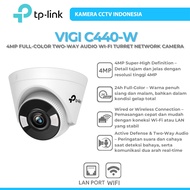 TP-LINK VIGI C440-W 4MP FULL-COLOR TWO-WAY AUDIO WI-FI TURRET NETWORK CAMERA