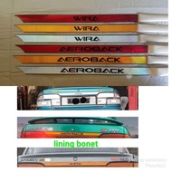 Lining bonet wira sedan dan aroback