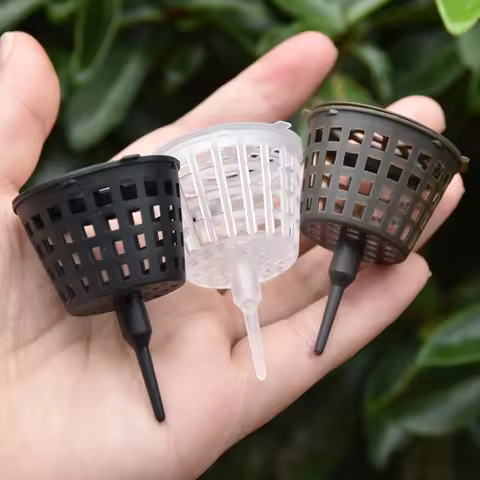 10/20/50Pcs Fertilizer Basket With Lid, Plant Flowerpot Fertilizer Box, Bonsai Automatic Fertilizati