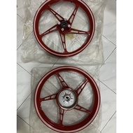 135LC CAST WHEEL 135LC SPORTRIM 135LC V1 V2 V4 V6 SPORT RIM 135LC NEW SPORT RIM BLACK HITAM [100% ORIGINAL YAMAHA]