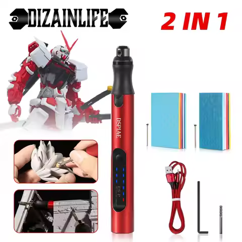 DSPIAE ES-P Sander Pen Sponge Sanding Disc Round Pre-Cut Abrasive Sandpaper Used With Portable Elect