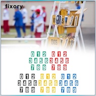 fixory Score Keeper,Flip Number Cards,Numbers 0-9 Scorekeeper Team Games Table Score