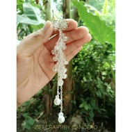 Crystal SINGEL COLOR CHIN BROS Crystal Brooch Pin Tudung