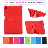 Lenovo Tab 4 8 Plus 8.0 inch Case Tab4 8Plus TB-8704X TB-8704N TB-8704V TB-8704F With Holder Tablet PC Shockproof Stand Cover Protective Shell