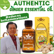 Ginger Essential Oil Original 100 % Pure Natural Lymphatic Drainage Ginger Spa Oil Repelling Cold An