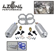 LZONE - One piece Double hole fuel pump bracket   Two pieces 044 fuel pump 300LPH JR-FPB044 LD2611