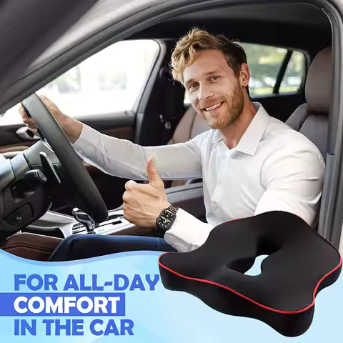 Orthopedic Hemorrhoid Seat Cushion Memory Foam Car Pillow Coccyx Office Chair Cushion