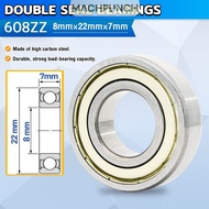 M.P. 8mmx22mmx7mm High Speed Sealed Miniature Bearings Model 608ZZ
