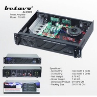 Power Ampli BETAVO TX 500 TX500 ORIGINAL Power Amplifier Audio