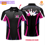 This Is How I Roll Pink BLACK Bowling Polo Shirt For Men Women FPW1070