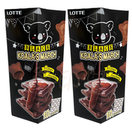 樂天 - 特濃朱古力味熊仔餅-家庭裝195g X2