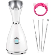 (F010) Face Steamer, Update Nano Ionic Facial Steamer Spa For Pores Warm Mist Humidifier Atomizer Sprayer