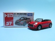TOMY TOMY TOMICA TOMICA 37 Valley Convertible Edition MINICOOPER JOHN 1: 57 Out of Print Limited Edi