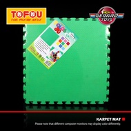 Eva Mats Rubber Carpet POLOS 30x30 Green