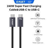 EAGET Nylon Braided Type C To Type C Cable (240W)