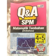 Q&A SPM ADDITIONAL MATHS MATEMATIK TAMBAHAN [FORM 4+FORM 5 KSSM]