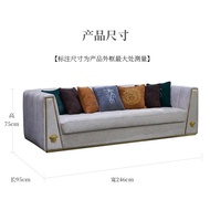 ⭐Affordable⭐living room Sofa set диван мебель кровать muebles de sala 3 seater chesterfield cloth fabric sofa cama puff