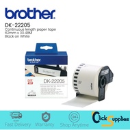 BROTHER DK-22205 White Continuous Paper Roll