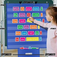 OPTIMISTI Classroom Pocket Chart, Large Durable Standards Pocket Chart, Educational Class Schedule C