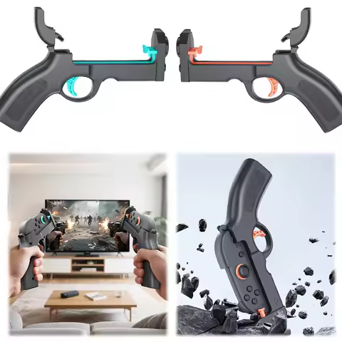 Shooting Gunstock Grip Small Handle Shooting Game Gun Stock Grip Hand Grip Motion Controller for Swi
