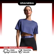 2XU Women's Form Soft Jersey Crop Tee WR7371AFDK| Women's Running Shirt