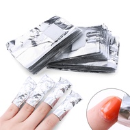 50/100Pcs Aluminium Foil Gel Nail Remover Wipes Polish Removal Soak Off Acrylic UV Gel Remover Wraps