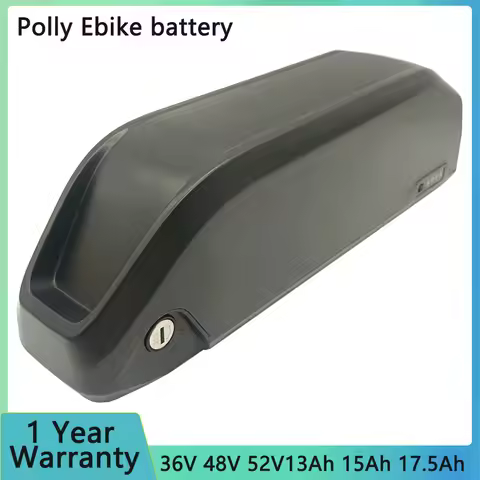 Li-ion e-bike Battery 36V 48V 52V Polly DP-6 Lower Tube fat tire EBike Battery for 350W 500W 750W 10