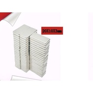 Magnet 20mm strong magnet strong magnet magnet rectangle Earth Neodymium 20x10x3mm1 20 pieces