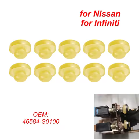10Pcs Car Brake Clutch Pedal Rubber Stopper Pad for Nissan Altima 350Z 370Z Versa Maxima for Infinit