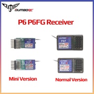 DUMBORC P6F P6FG Mini 2.4G 6CH Gyro Receiver For X6 X4 X5 Transmitter Remote Controller For MN-90 MN