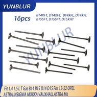 Engine Parts Intake & Exhaust Valve Kit Fit 1.4 1.5 L Gas B14 B15 D14 D15 For 15-22 OPEL ASTRA INSIG
