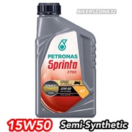 (Original) 4T Petronas Sprinta F700 Semi-Synthetic 15W50 1Le