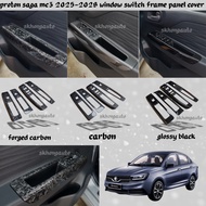proton saga mc3 2025-2026 car window switch frame panel cover accessories saga baru skhongauto