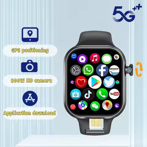 VP29 Smartwatch 5G Android 10.0 Cellular Watch 2.29 "Amoled screen 180° retractable camera WIFI Smar