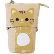 ISuperb Vertical Pencil Bag Pencil Case Cute Mi Retractable Strap Drawstring Canvas Kawaii Cartoon P