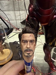 gk一翻白模頭雕塗裝成品適配Hottoys Hot toys mk85bd