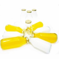 /72 PCS 300 ML 300ml Glass Juice bottle + gold Cap NEW Glass Juice bottle/ milk bottle/ NEW bottle/ 
