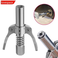 LOVESPACE Grease Coupler Heavy-Duty Quick Release Grease Gun Coupler NPTI/8 10000 PSI Two Press Easy To Push Accessories Car Syringe Lubricant Tip P9X9