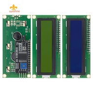 LCD1602 Liquid Crystal Display Module IIC I2C Interface HD44780 5V 16x2 Character Blue Green Screen Compatible with Arduino [anisunshine.sg]