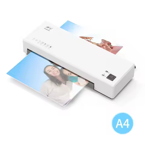 A4 Laminator Machine Hot and Cold Lamination 2 Roller System 9 inches Width Laminator Suitabe for A4