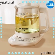 YNATURAL Health Pot, 800W 28 Preset Modes Electric Kettle,  2H Keep Warm BPA-Free Fast Boil Healthy 