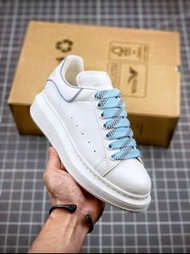 💎誠信賣家💎Alexander McQueen/亞歷山大麥昆 鬆餅鞋厚底增高小白鞋