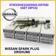 NISSAN X TRAIL T32 2.5 TEANA 2.5 L33 MURANO SPARK PLUG 22401-ED71B (FXE20HE11) (1 SET 4PCS)