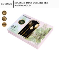 Equinox 24Pcs Cutlery Set – Natura Gold